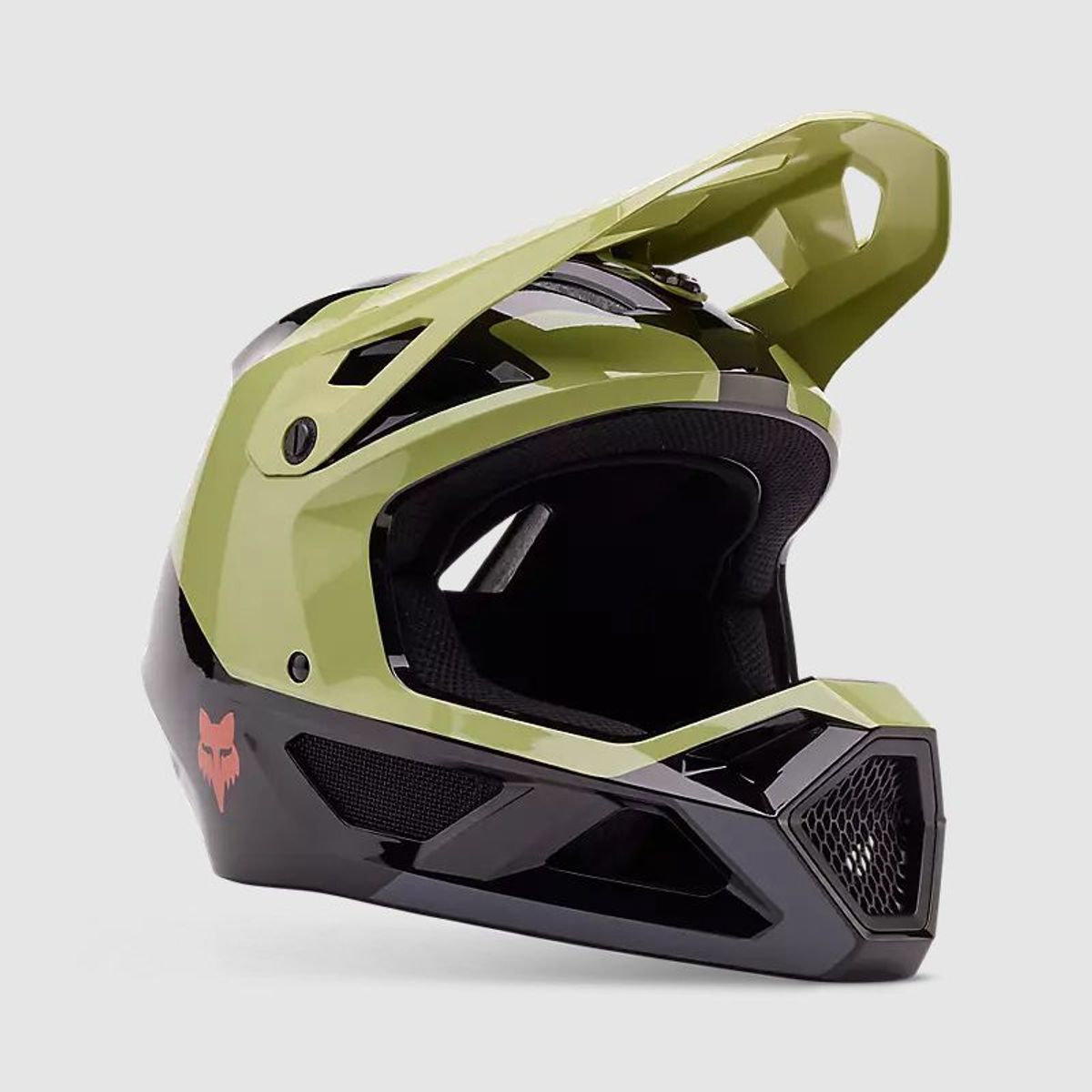FOX - Casco Bicicleta New Rampage Barge Verde Oliva Fox FOX