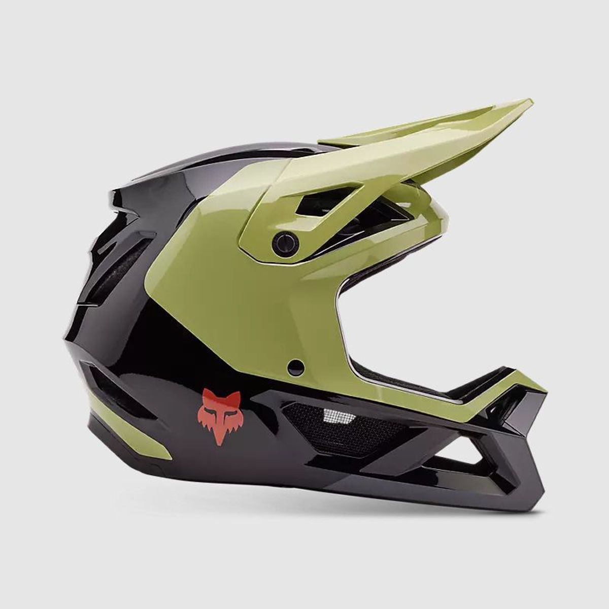 FOX - Casco Bicicleta New Rampage Barge Verde Oliva Fox FOX
