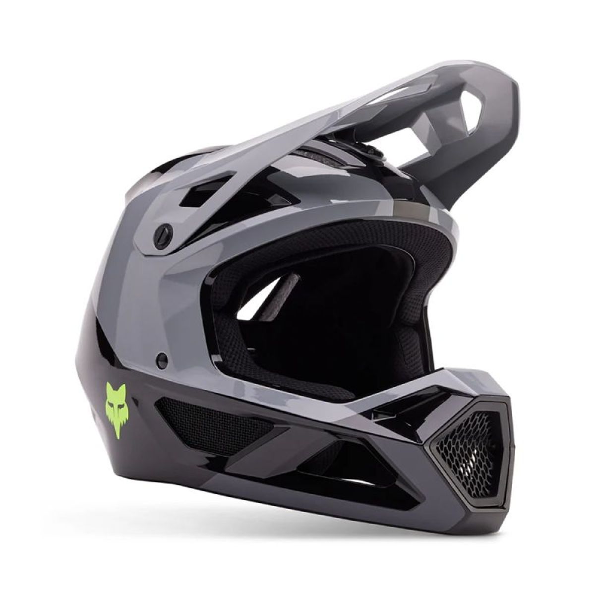 FOX - Casco Bicicleta New Rampage Barge Gris Fox FOX