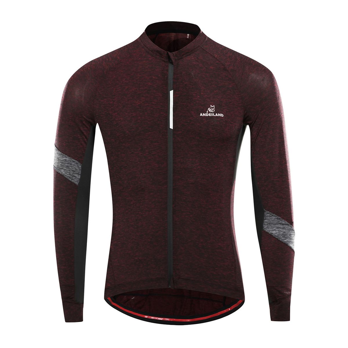 ANDESLAND OUTDOOR APPAREL - Polera Tricota Manga Larga Corsac Verde Hombre