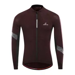 ANDESLAND OUTDOOR APPAREL - Polera Tricota Manga Larga Corsac Verde Hombre