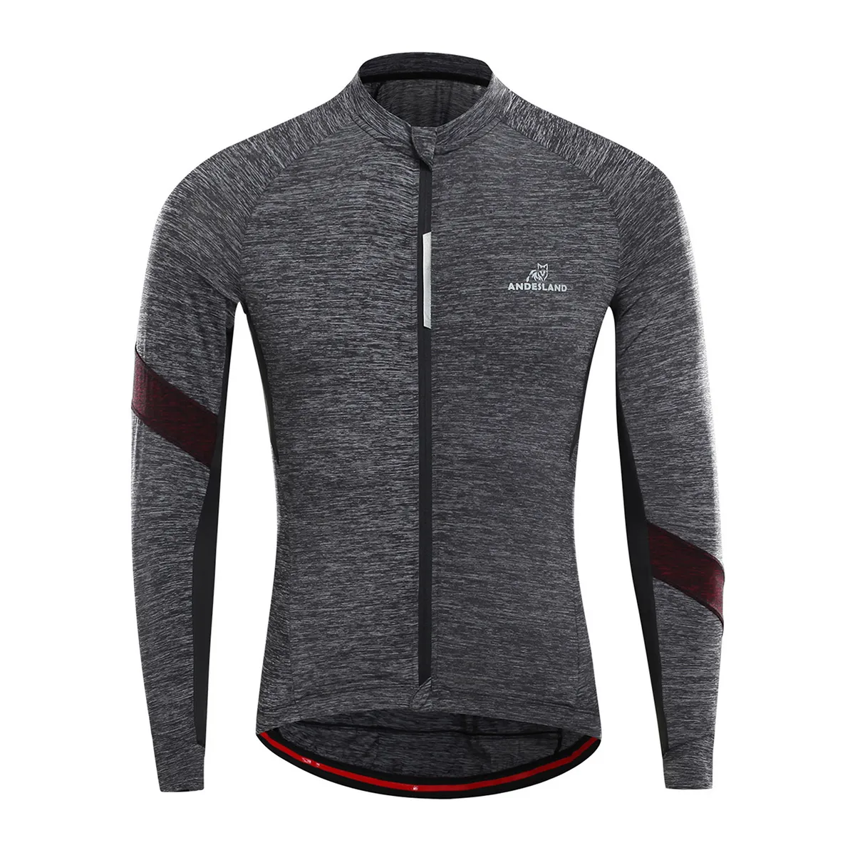 ANDESLAND OUTDOOR APPAREL - Polera Tricota Manga Larga Corsac Verde Hombre