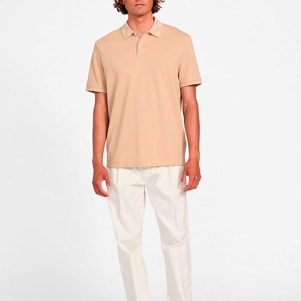 GUESS - Polera Polo Ss Logo Jcrd Collar