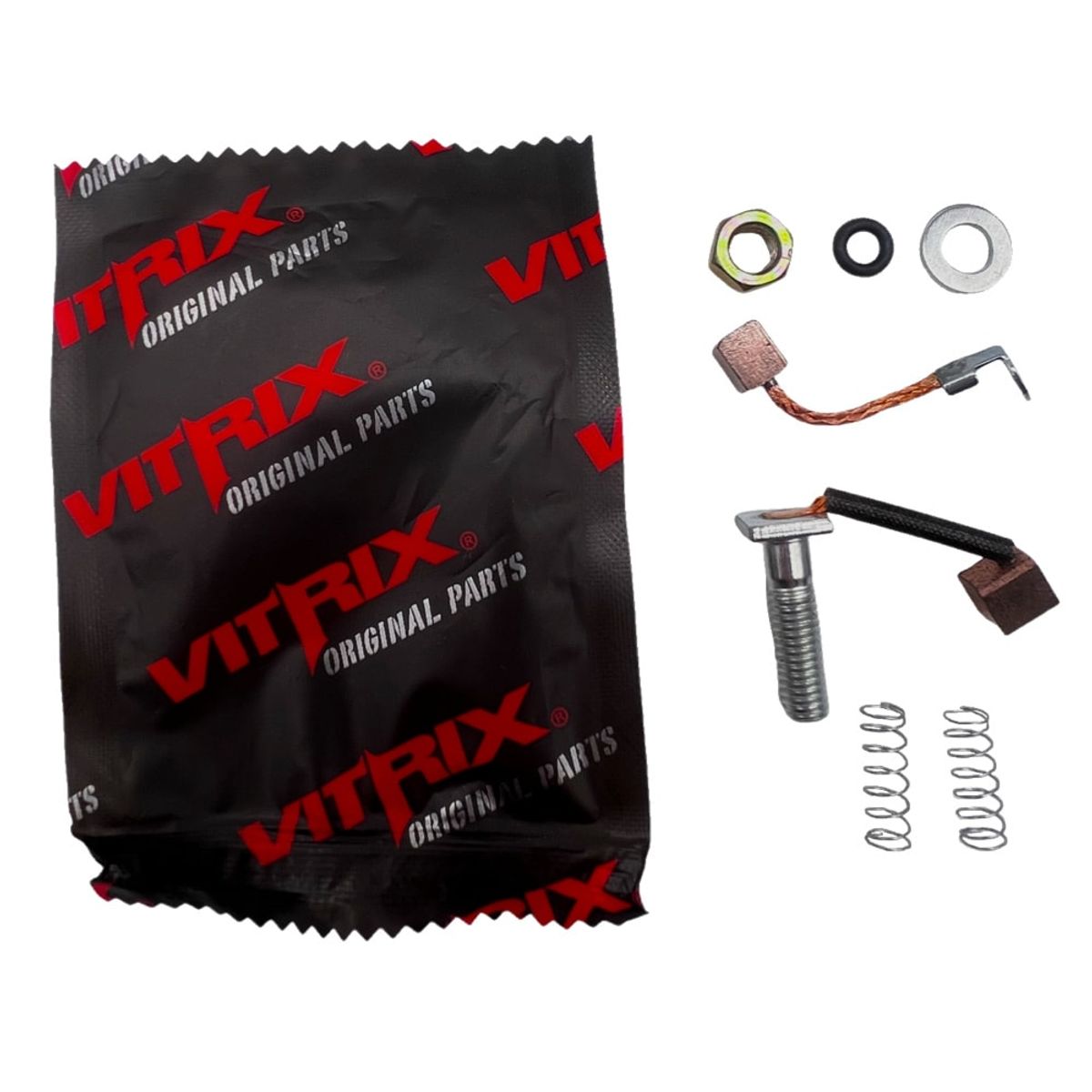 GENERICO - CARBONES MOTOR PARTIDA JGO CBF-150 INVICTAXR-150L VITRIX