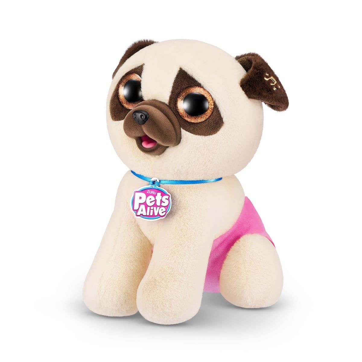 ZURU - Mascota Real Pooping Puppies Pets Alive - Hueso Marfil