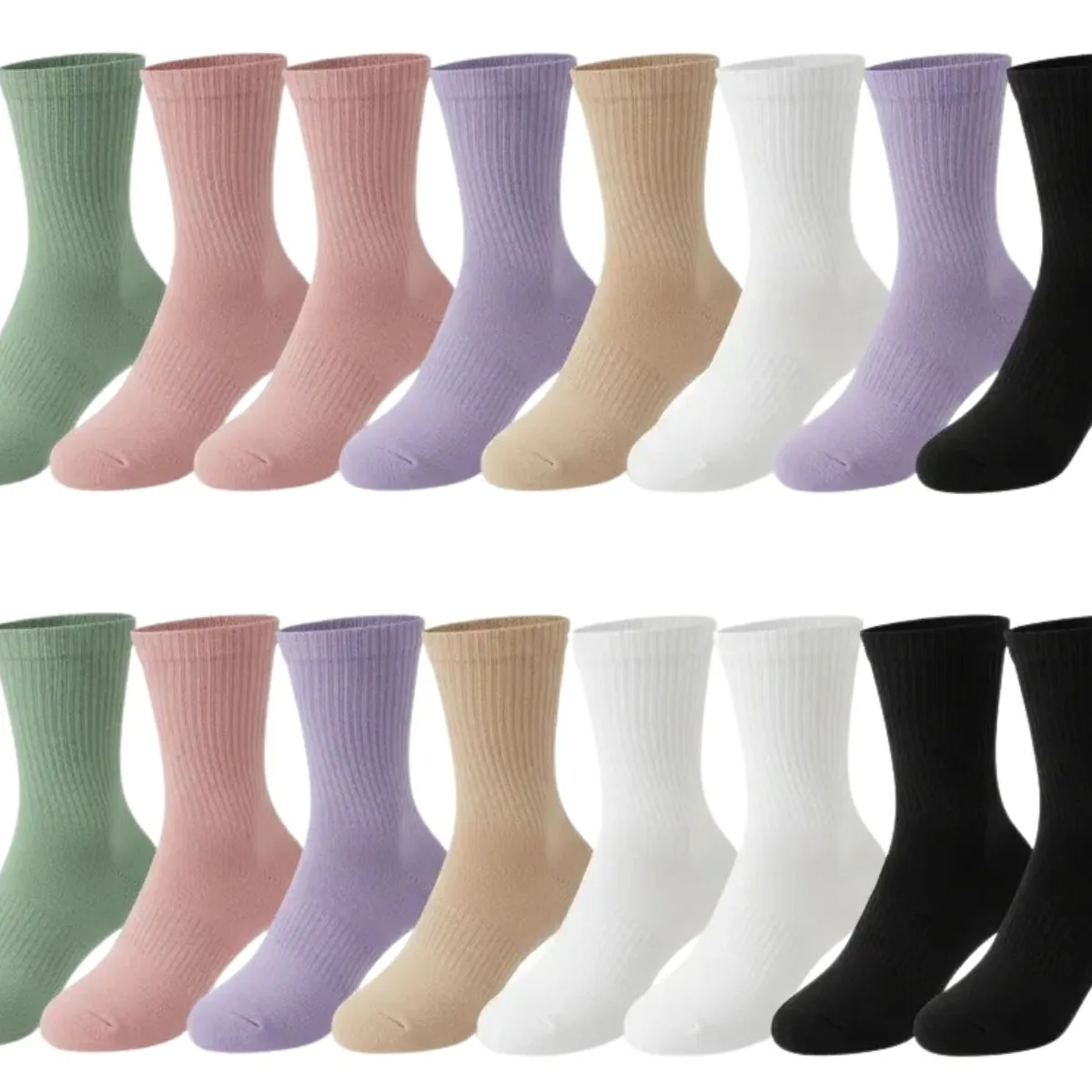 LIKE SHOP - Pack 12 Pares Calceta Deportiva Premium Bambú Algodón. Mujer 212L