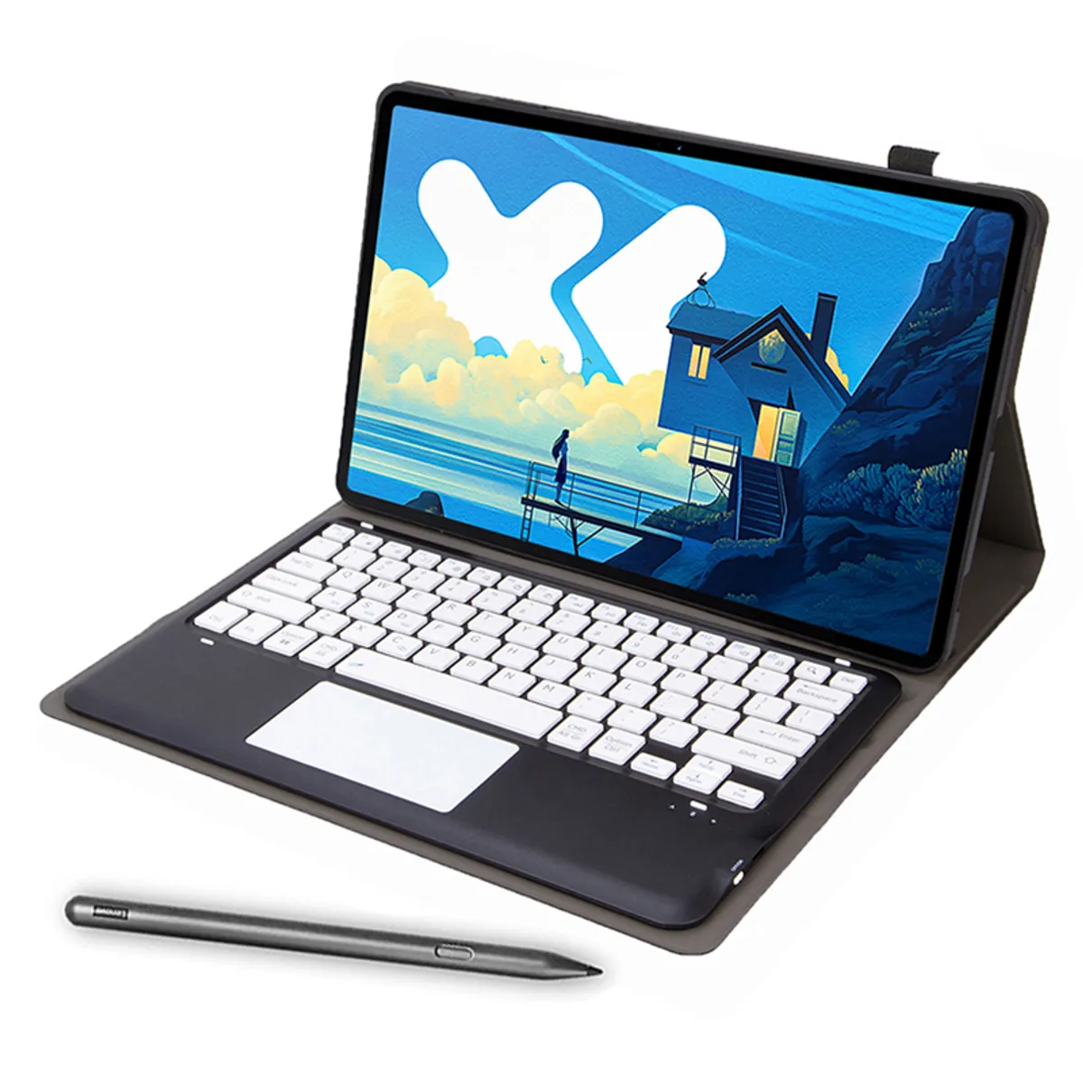 LENOVO - Tablet Pad Pro 2025 12+256 12.7" WIFI-Gris+Teclado Negro+Lápiz táctil Lenovo