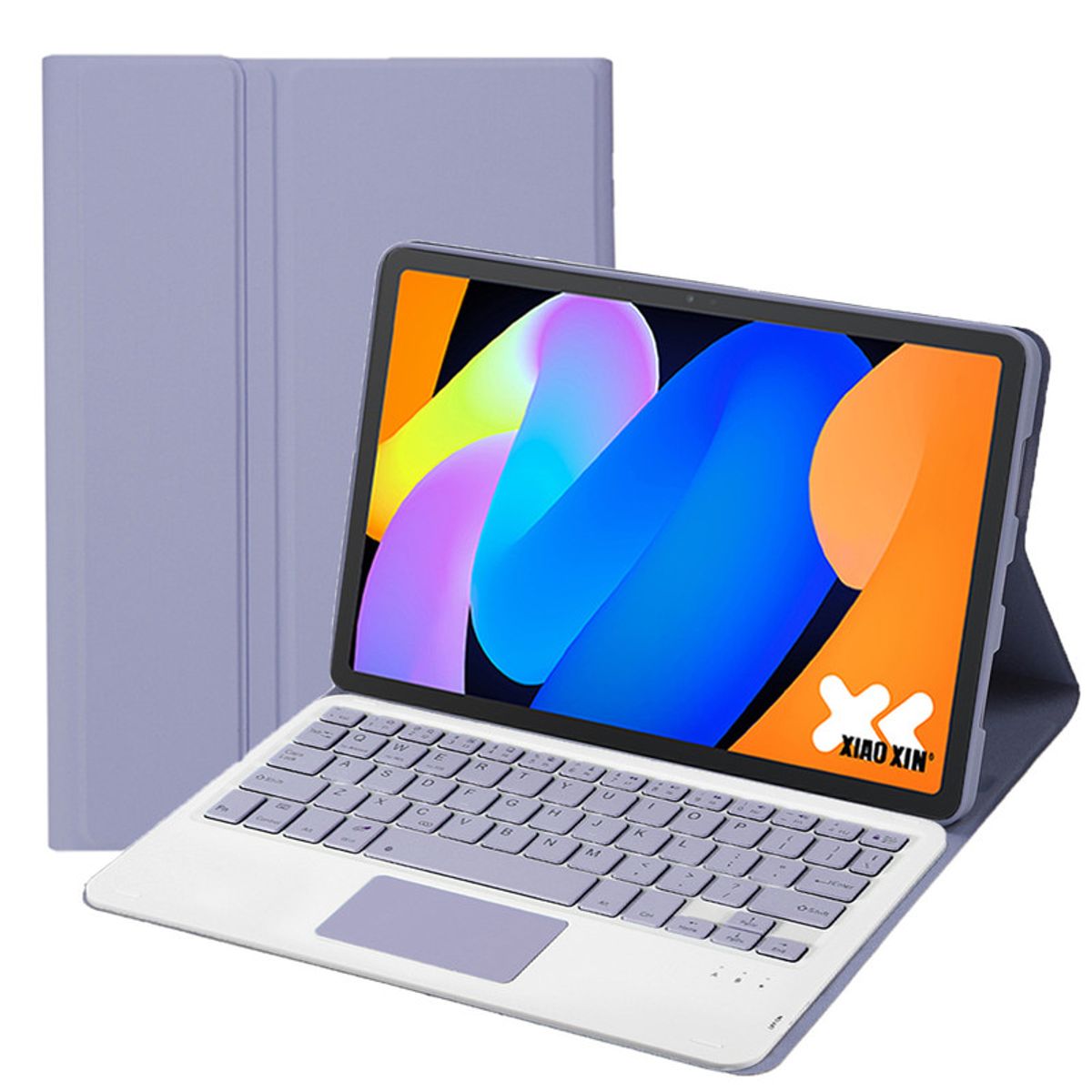 LENOVO - Tablet Lenovo pad 2025 11'' 6+128GB WIFI 2.5K - Gris con Teclado Morado