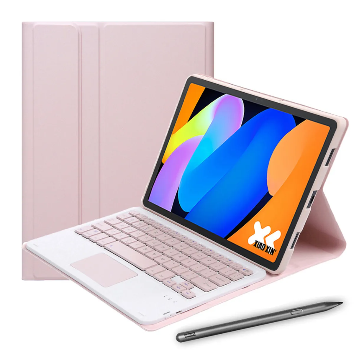 LENOVO - Tablet Lenovo  pad 11'' 2025 8+256GB  WIFI 2.5K-Gris+Teclado Rosado+Lápiz táctil Lenovo
