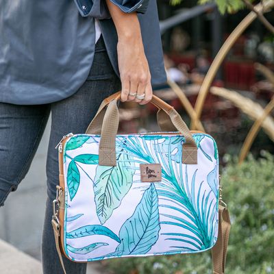 Imagen 2 del producto Bolso de notebook sustentable 13 y 14 pulgadas Botánico