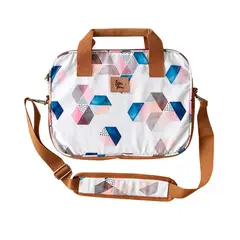PAPER HOME - Bolso de notebook sustentable 13 y 14 pulgadas Hexágonos