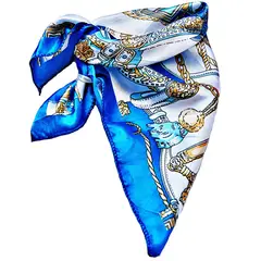 VIVAFELICIA - Pañuelo Bandana Riendas Turquesa