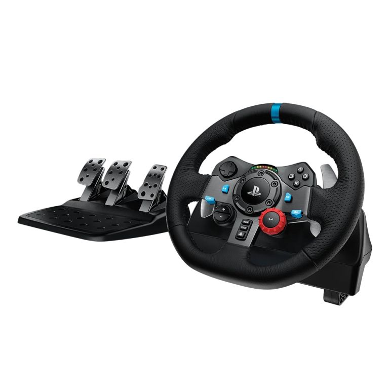 LOGITECH Volante G29 Driving Force con Pedalera, Force Feedback y Giro de 900° para PS5, PS4, PS3 y PC