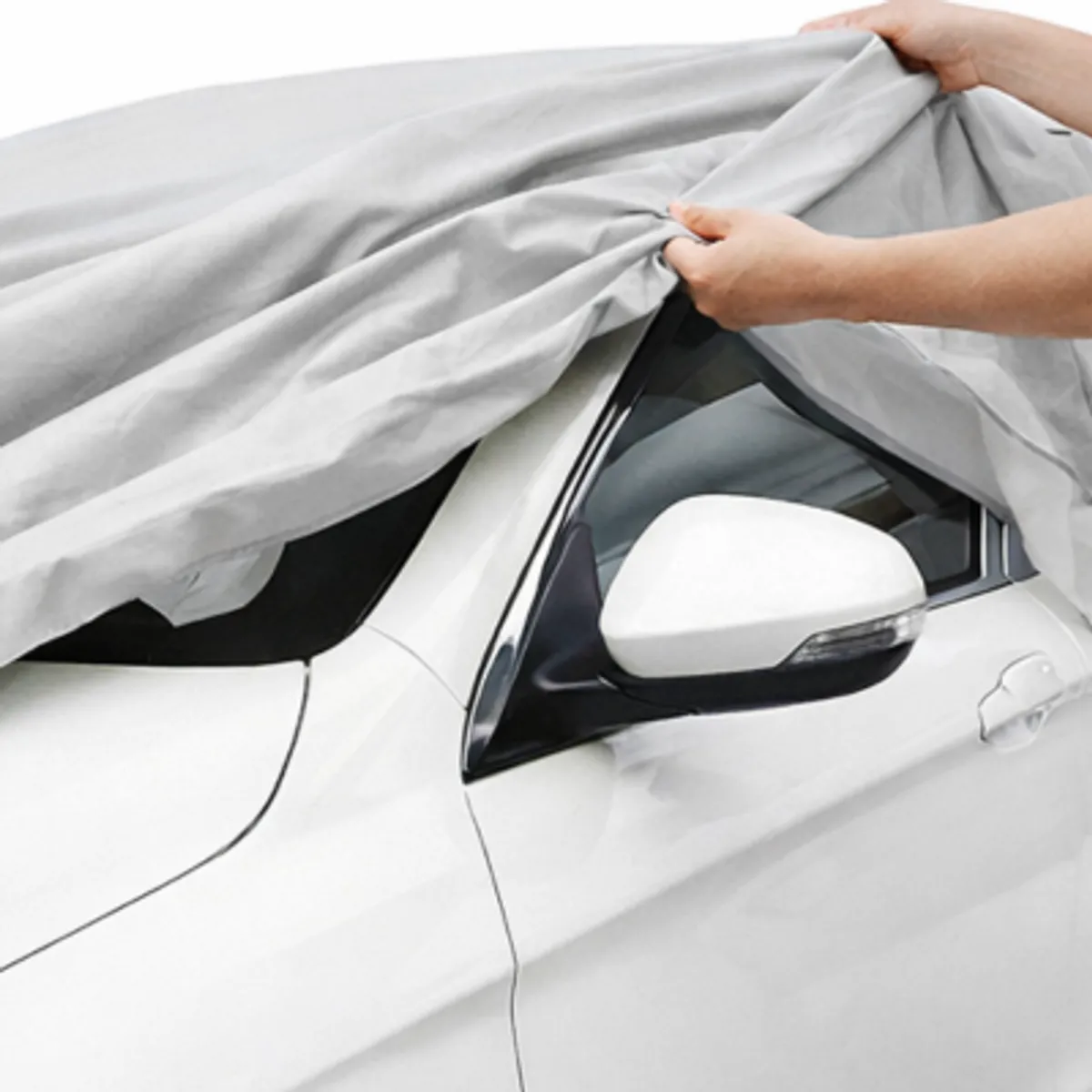 GENERICO - Funda Cobertor Auto De Felpa Para Exteriores Impermeable Talla L