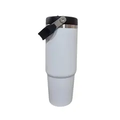 GENERICO - Vasos Termicos Acero inoxidable Blanco 900Ml
