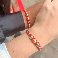 GENERICO - Brazalete Para Pareja Bright En Oro Laminado 18k