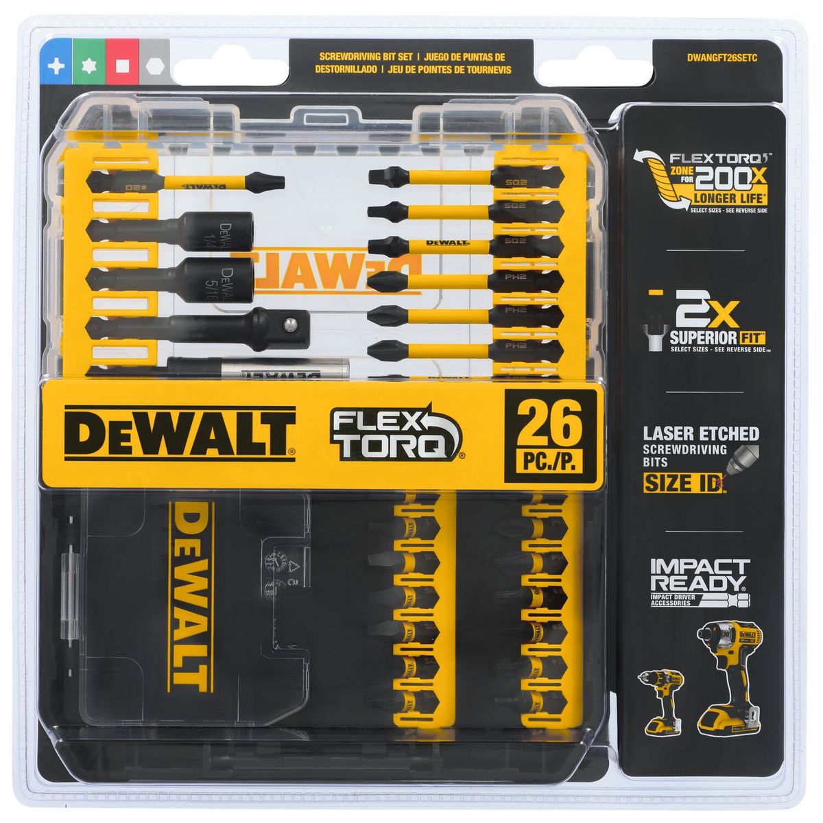 MAKITA - Set De Puntas Impact Ready Flextorq 26 Pzas - Dewalt