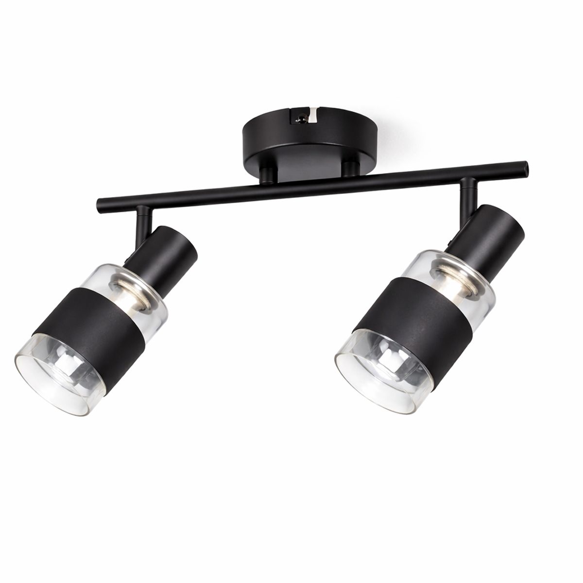 Apliqué Doble Negro Konnergie Iluminación Direccional, marca SPACE HOME - Foto Principal