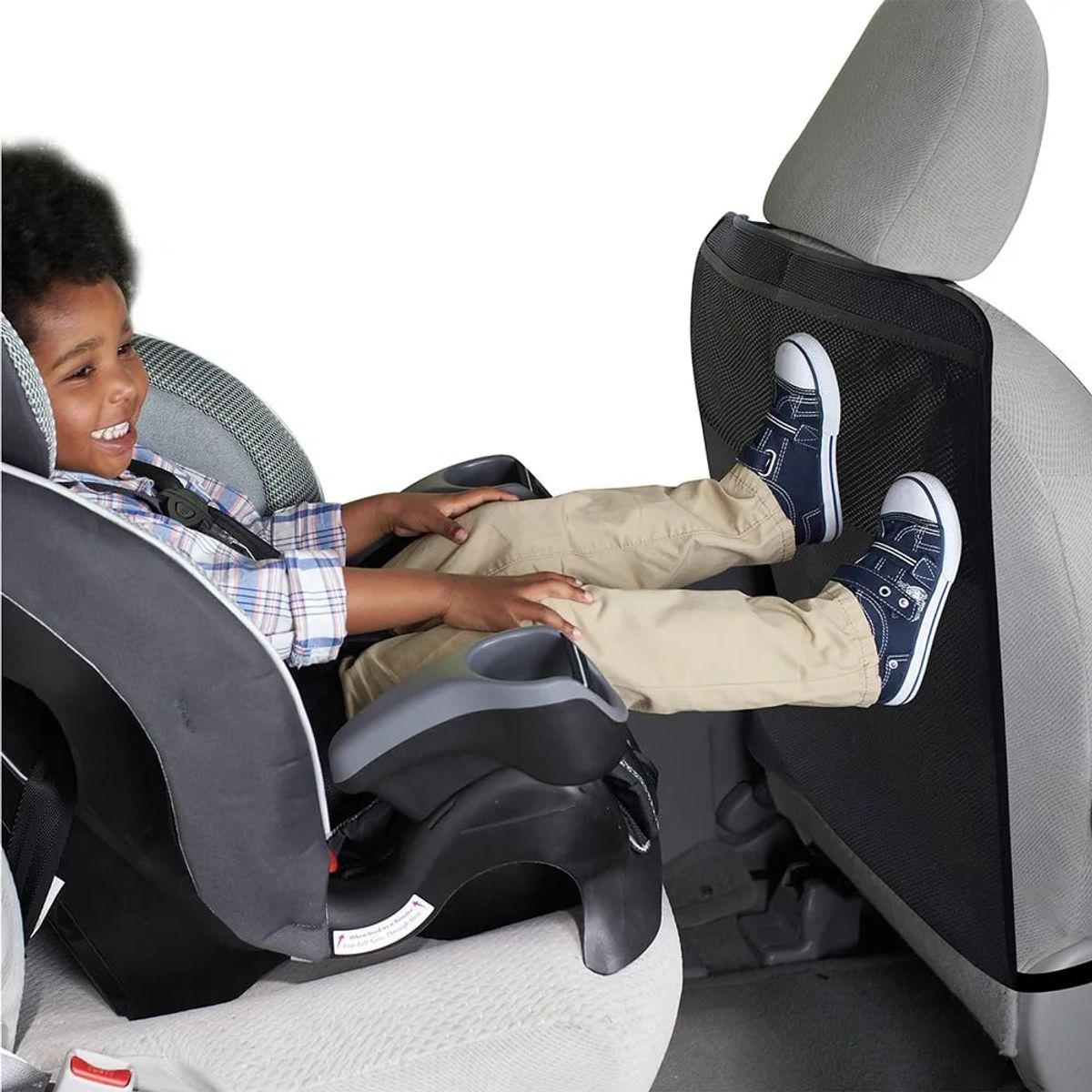 INFANTI - Protector de Asiento Trasero Negro INFANTI
