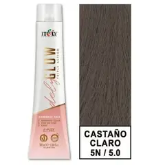 GENERICO - TINTURA PER S/AMONI ITELY DELYGLOW 5N CASTAÑO CLARO 100ML 5.0 + OXIDANTE