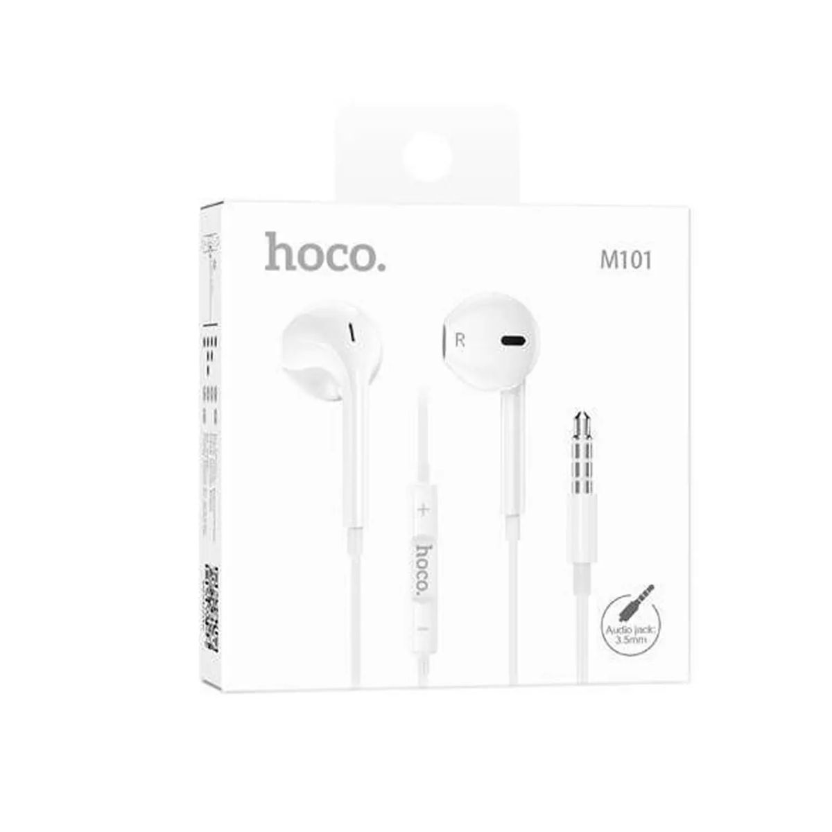 HOCO - AUDIFONOS HOCO MANOS LIBRE M101 CRYSTAL 3.5 BLANCO