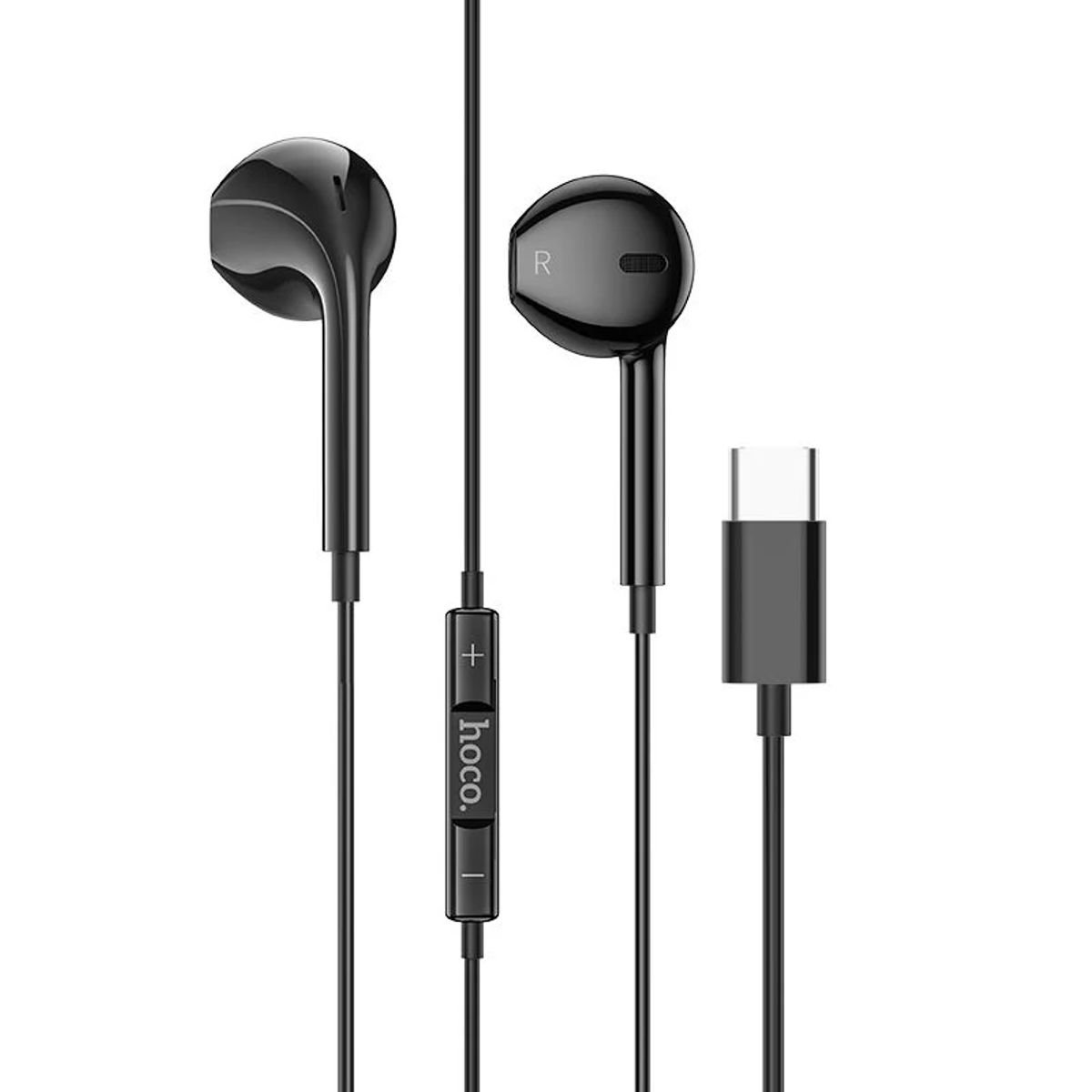 HOCO - AUDIFONOS HOCO MANOS LIBRE M101 CRYSTAL JOY TIPO C NEGRO