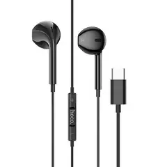 HOCO - AUDIFONOS MANOS LIBRE M101 CRYSTAL JOY TIPO C NEGRO
