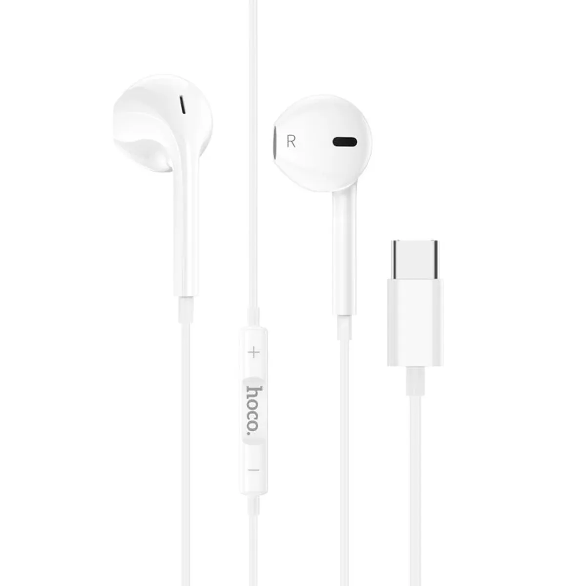 HOCO - AUDIFONOS HOCO MANOS LIBRE M101 CRYSTAL JOY TIPO C BLANCO