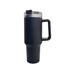GENERICO - Vaso Termico Acero Inoxidable Negro 1200ML