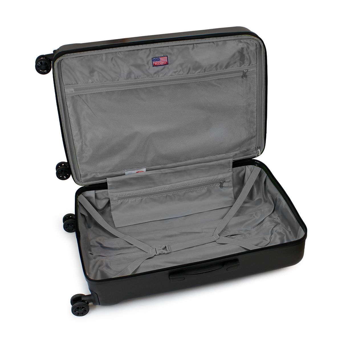 GENERICO - Pack 2 maletas S+L Olympia 10y23kg negra-roja