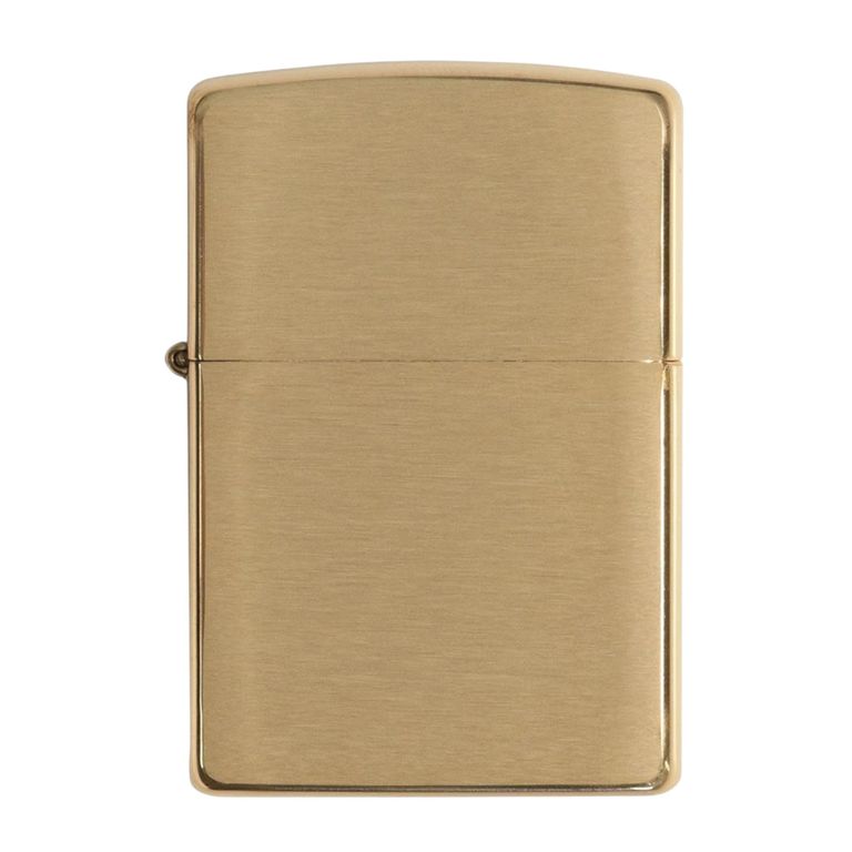 Encendedor 168 Armor Brushed Brass Dorado