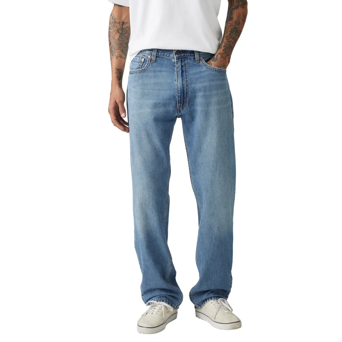LEVIS - Jeans Hombre 555 Relaxed Straight Azul Levis