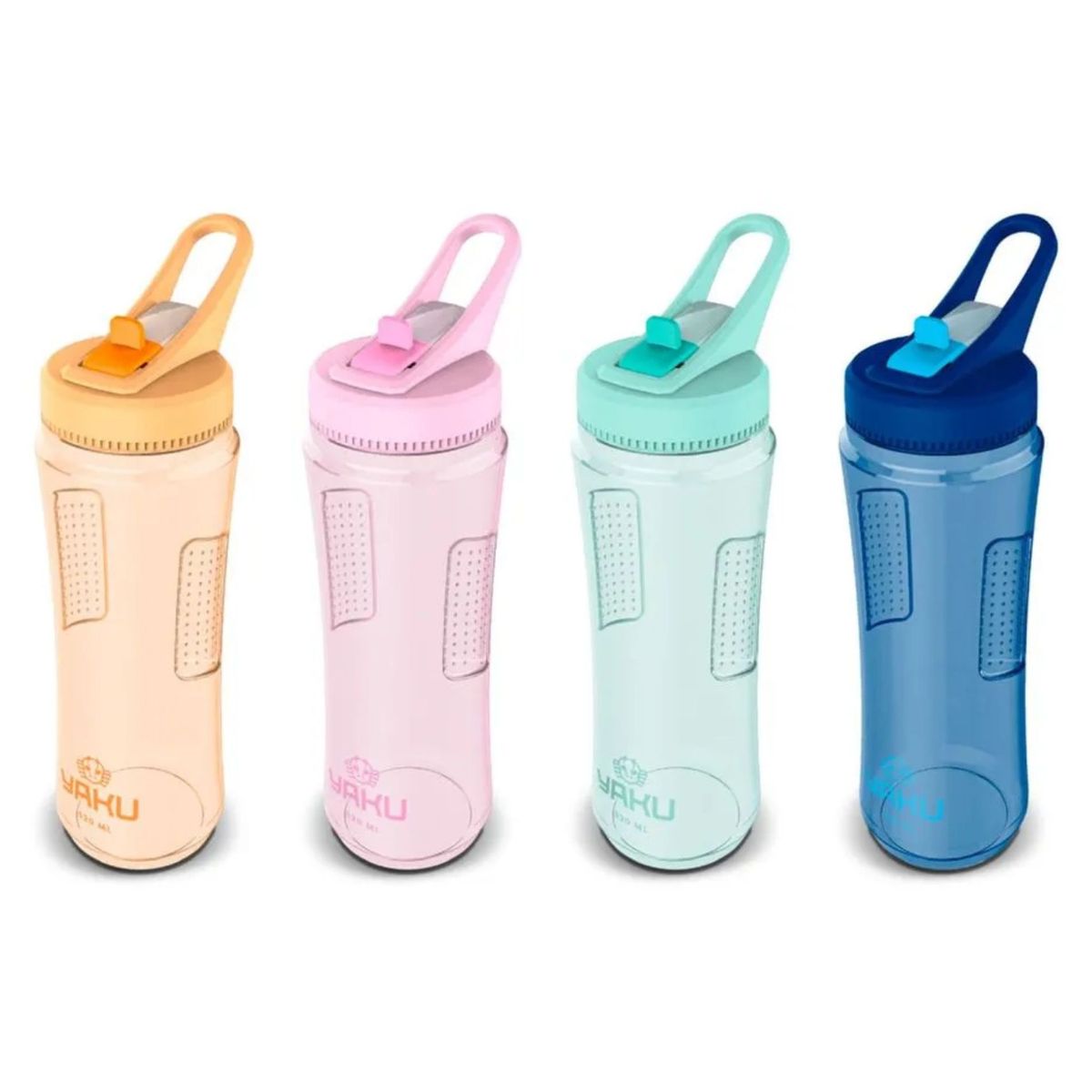 GENERICO - Botella Infantil Antiderrame 520cc Para Agua Jugos Iris - Rosa