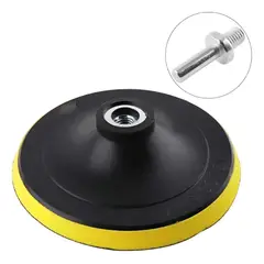 KAMASA - Disco Pulidora Velcro 7 Pulgadas Esmeril Y Taladro + 5 Lijas