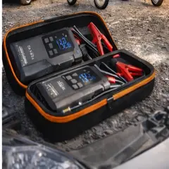 GENERICO - Arrancador de Batería Portátil + Inflador Compresor 3 en 1 con Luz de Emergencia