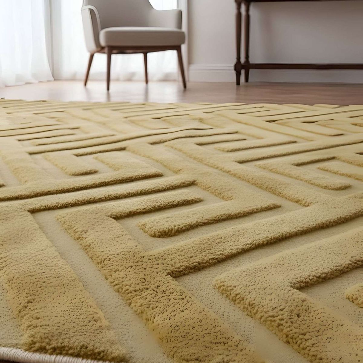 GENERICO - Alfombra Jacquard Moderna y Elegante 180x200