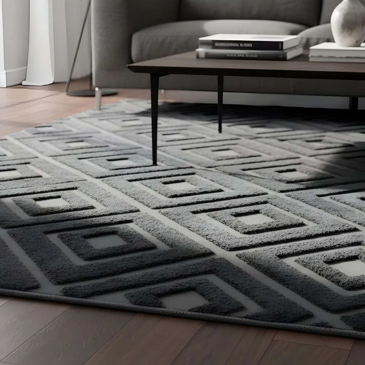 GENERICO - Alfombra Jacquard Moderna y Elegante 240x200