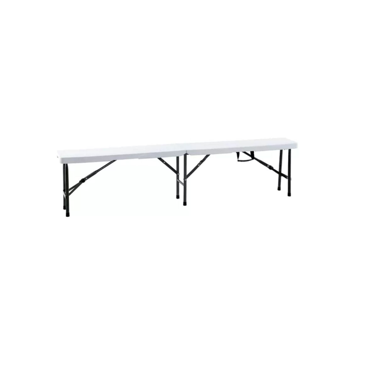 ALPES - Banco Plegable Blanco 43x180x25 cm - Alpes