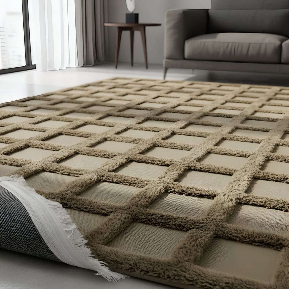 GENERICO - Alfombra Jacquard Moderna y Elegante 240x200