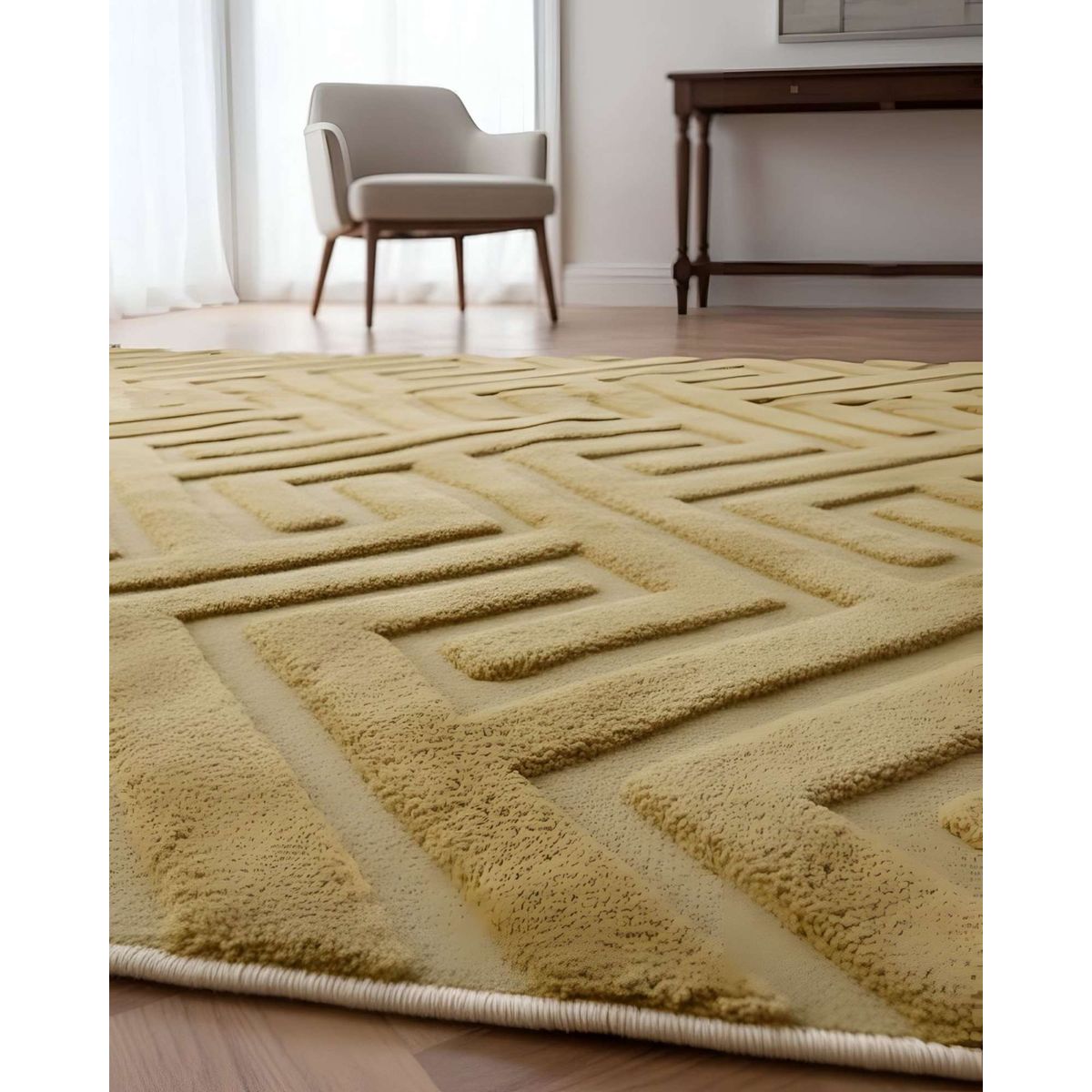 GENERICO - Alfombra Jacquard Moderna y Elegante 240x200