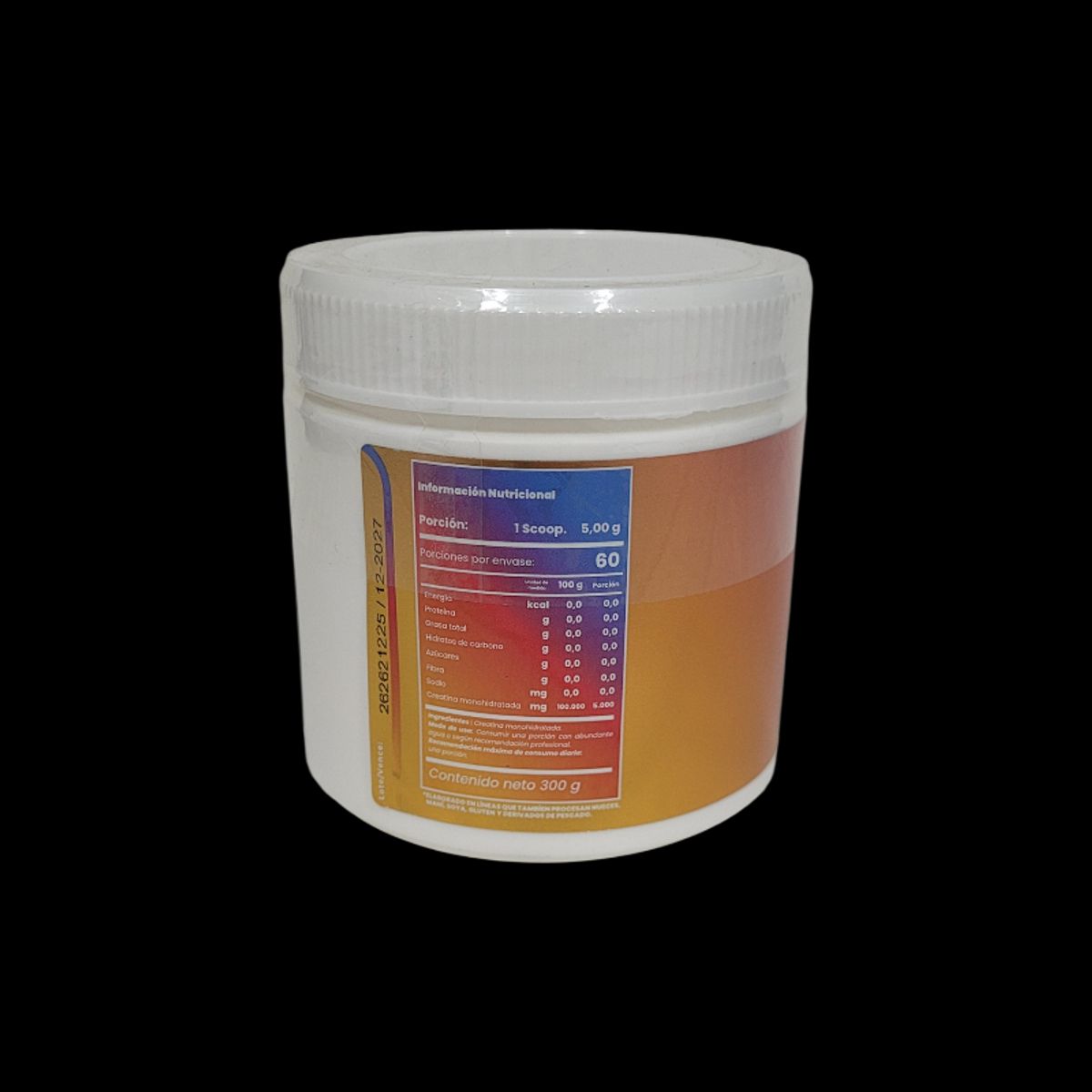 GENERICO - Creatina Monohidratada Bloody Hell 300 Gramos 60 Servicios
