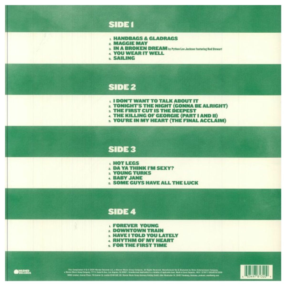 GENERICO - ROD STEWART - ULTIMATE HITS (GREEN VINYL) (2LP) / VINILO