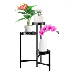 OFERTABKN - Organizador Pedestal 3 Niveles Porta Macetero Metal
