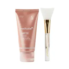 MEDICUBE - Mascarilla Colageno Niacinamida Collagen Night Wrapping Mask 75 ml + Jelly Brush
