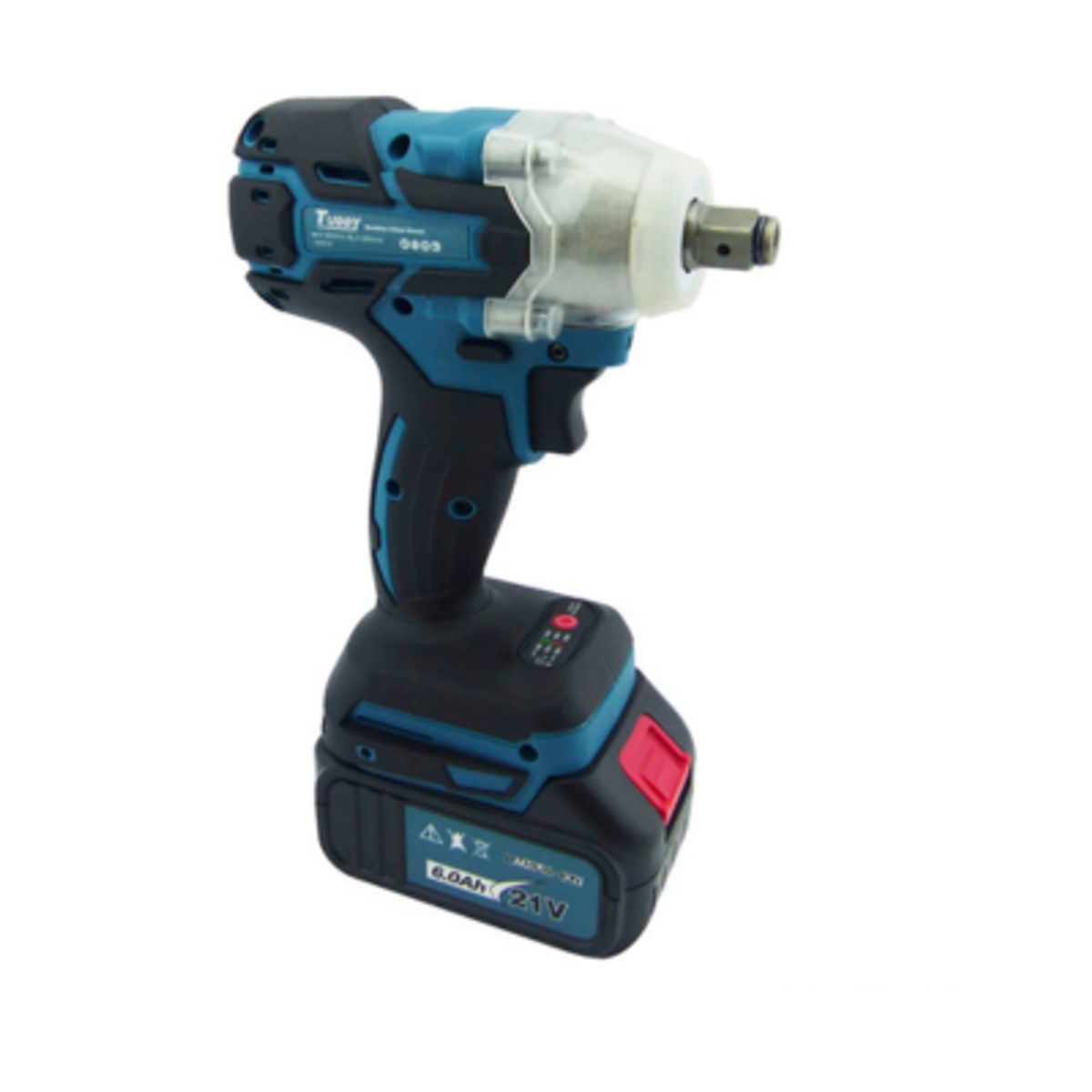 GENERICO - Llave De Impacto Portatil Recargable Con Dos Baterias En Estuche De PVC