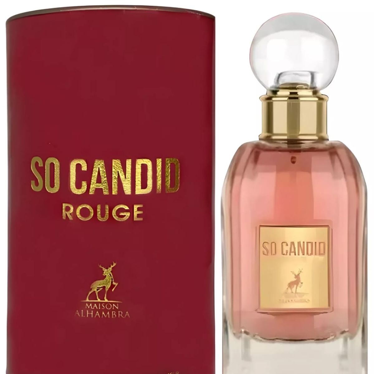 MAISON ALHAMBRA - PERFUME MAISON ALHAMBRA  SO CANDID ROUGE  de 85ml para mujer