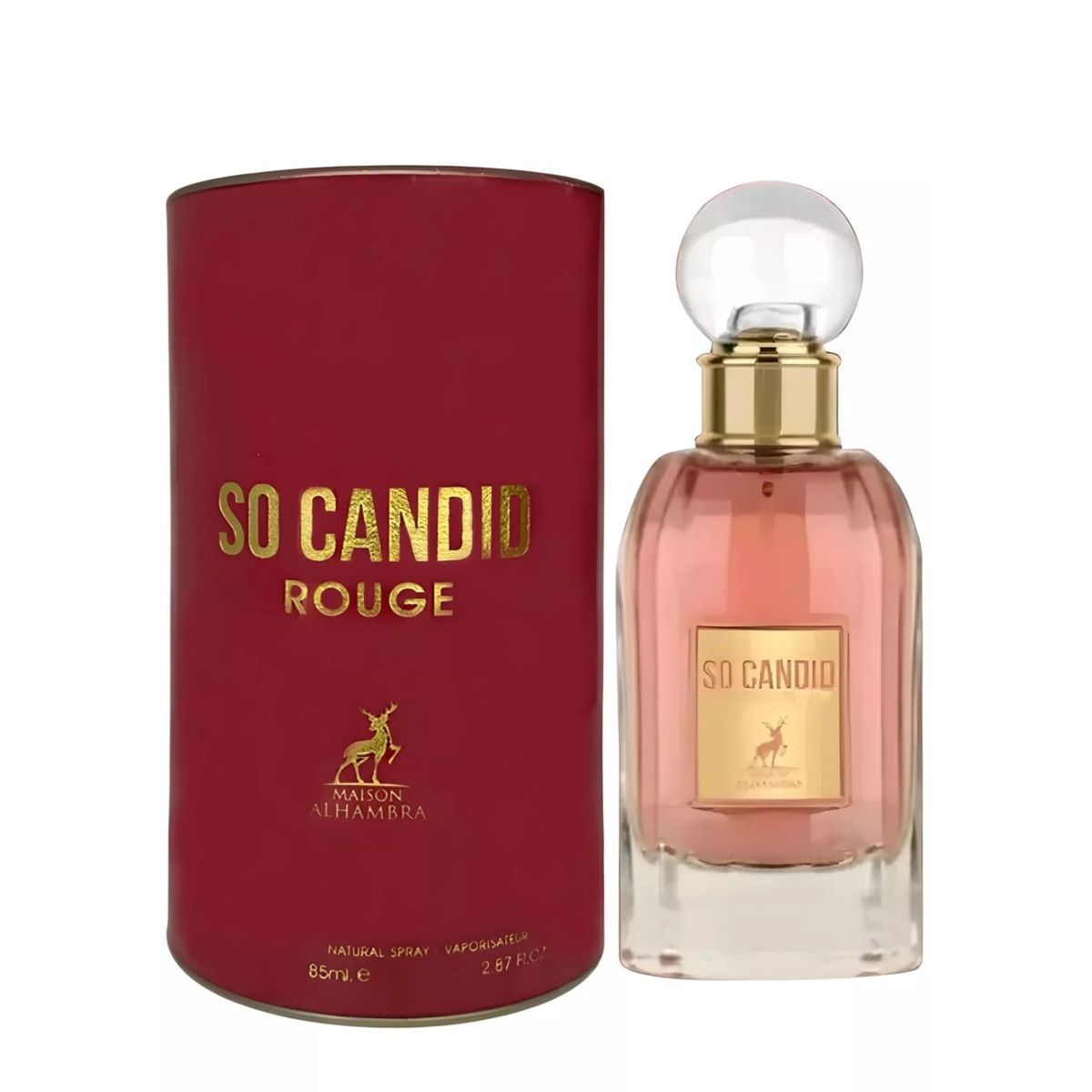 MAISON ALHAMBRA - PERFUME MAISON ALHAMBRA  SO CANDID ROUGE  de 85ml para mujer