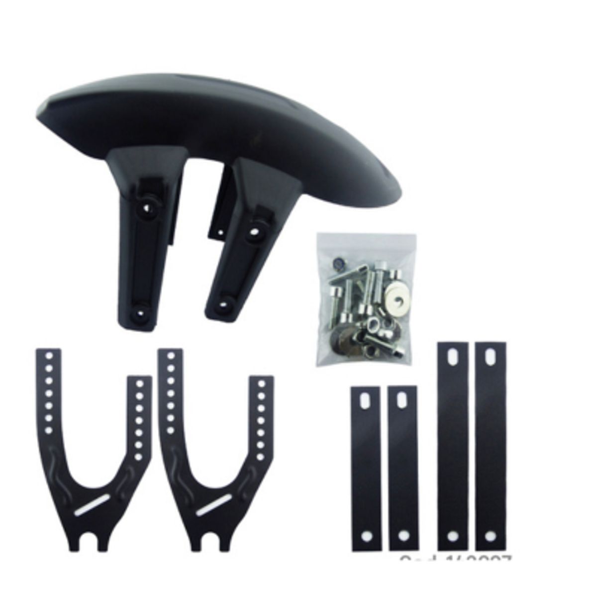 GENERICO - Guarda Barro Trasero Para Moto Universal De Neumatico Desde 14 A 18”.