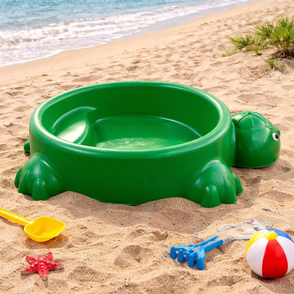 GAME POWER - Arenero Plástico para niños con tapa 85x121x33cm Game Power