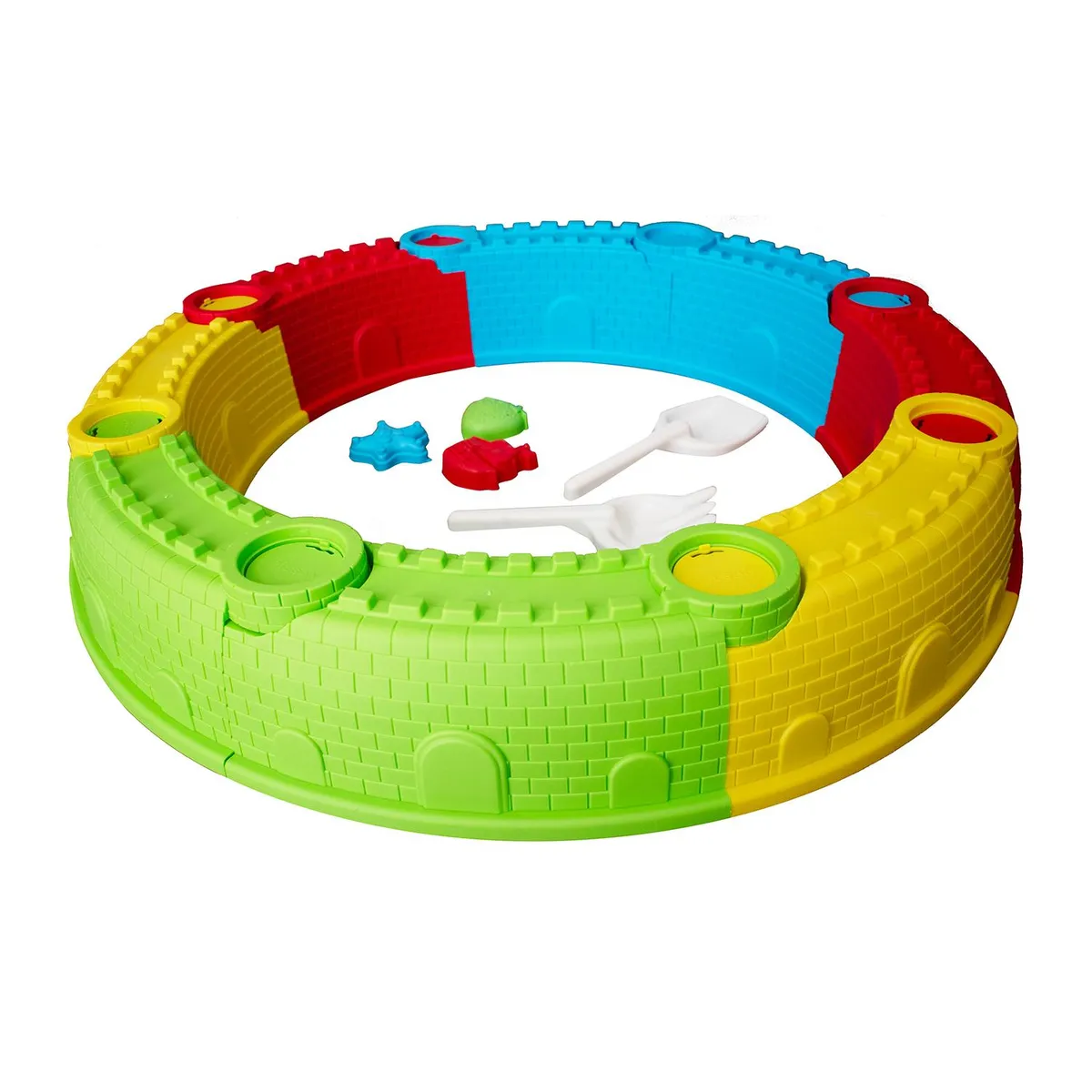 GAME POWER - Arenero Bloques Plásticos Multicolor 88x88x14,5cm Game Power